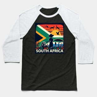 South Africa, a country rich in culture, wildlife and natural wonders. Baseball T-Shirt